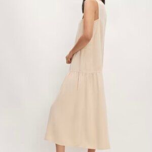 NWT EVERLANE Tencel V-Neck Dress